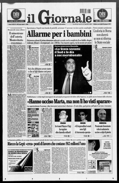 Il giornale : quotidiano del mattino